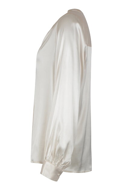 Blus Enfa Satin ecru offwhite - 2