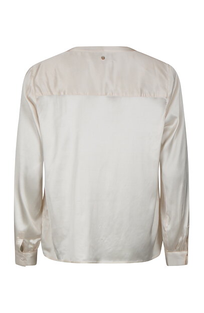 Blus Enfa Satin ecru offwhite - 3
