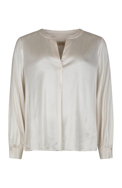 Blus Enfa Satin ecru offwhite