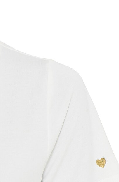 Topp Nina v-ringad kort ärm vit - 3
