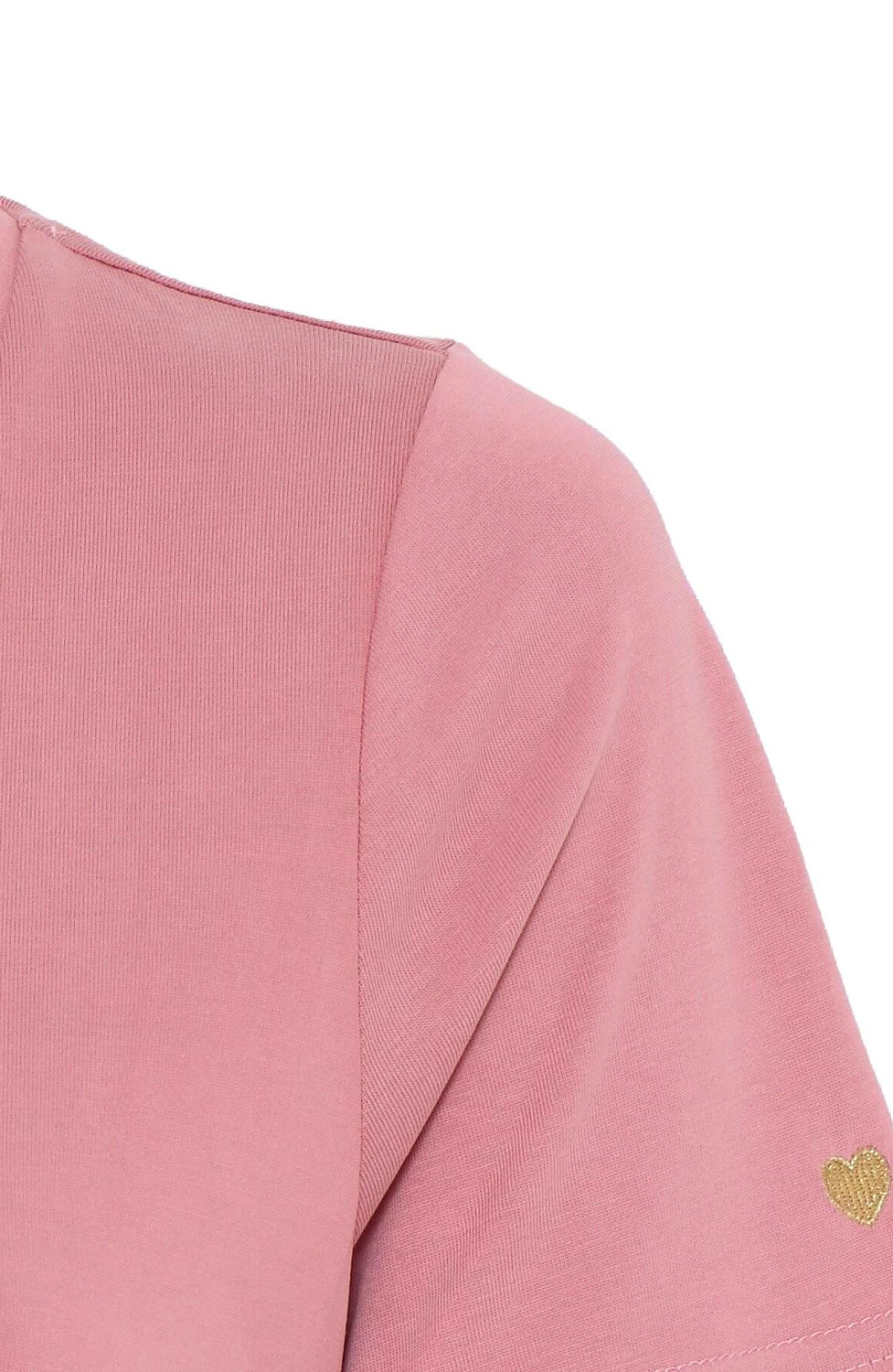 Topp Nina v-ringad kort ärm gammelrosa - 3