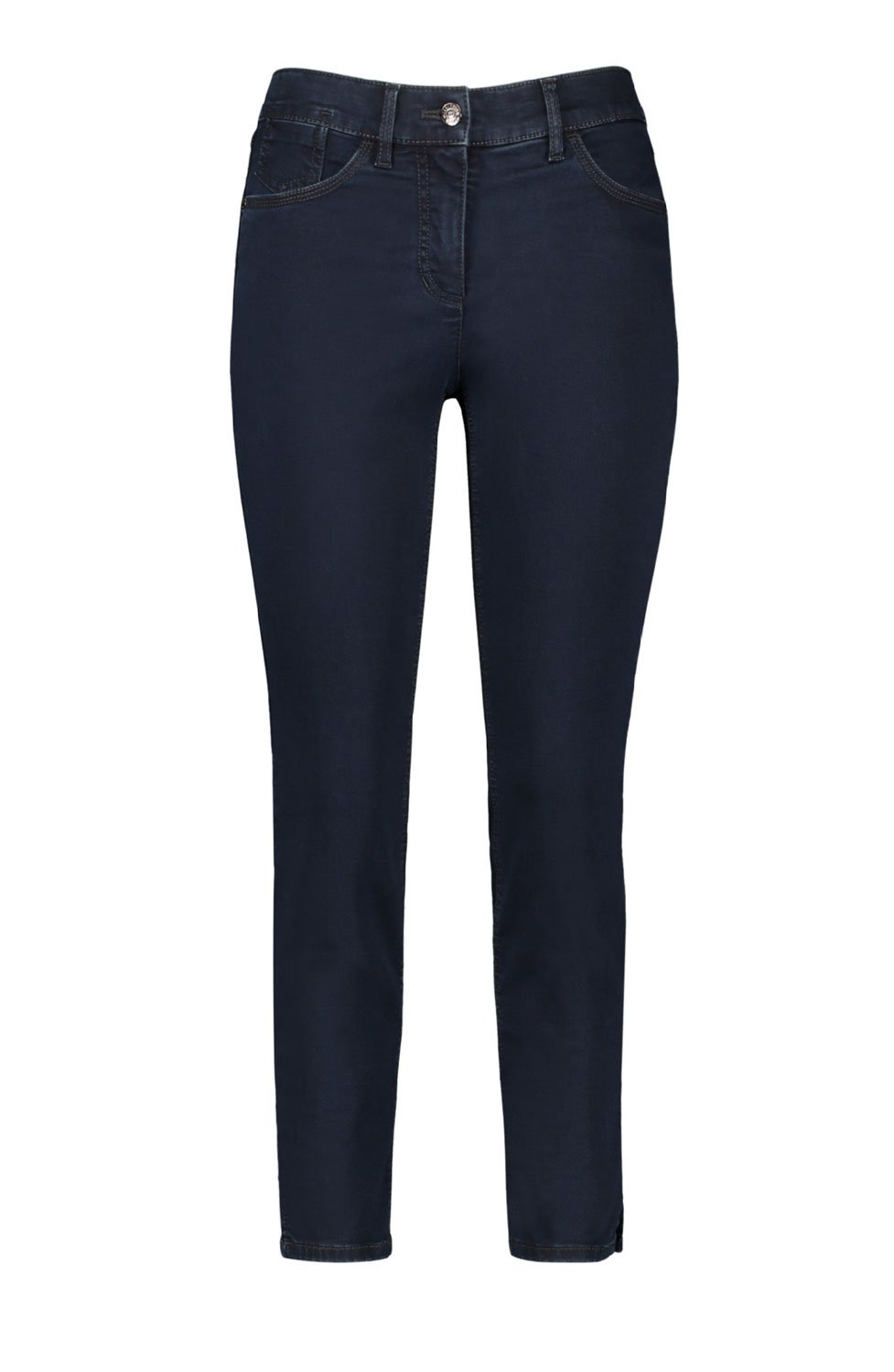 Jeans Soline best4me cropped mörkblå denim