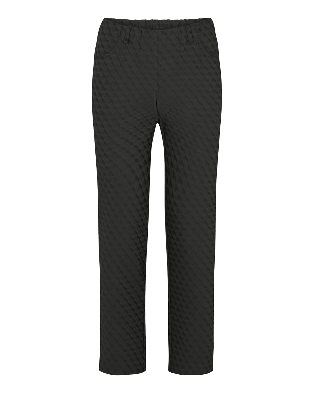 Mirakelbyxa Kelly kort svart jacquard - 2