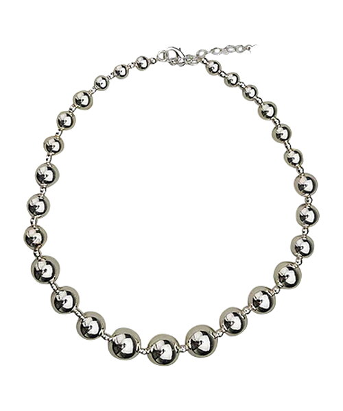 Halsband Bead med silverpärlor - 3