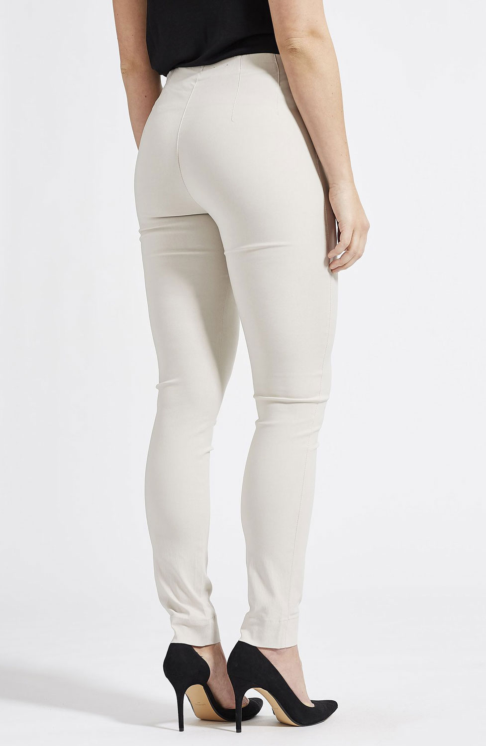 Mirakelbyxa Vicky slim grey sand - 2