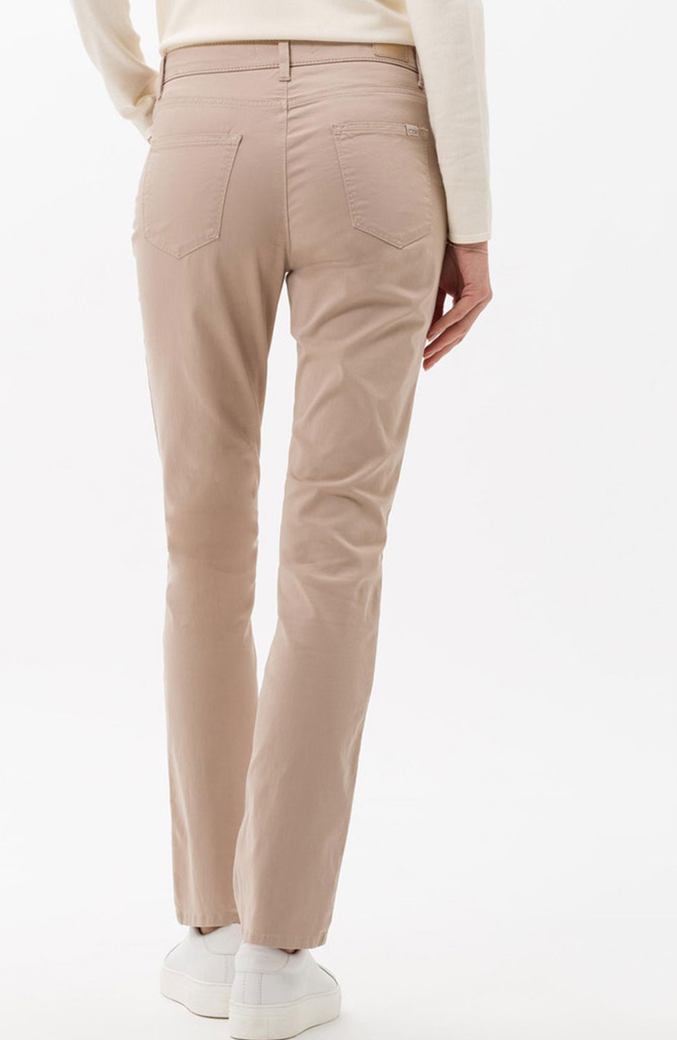 Bomullsjeans Carola beige - 2