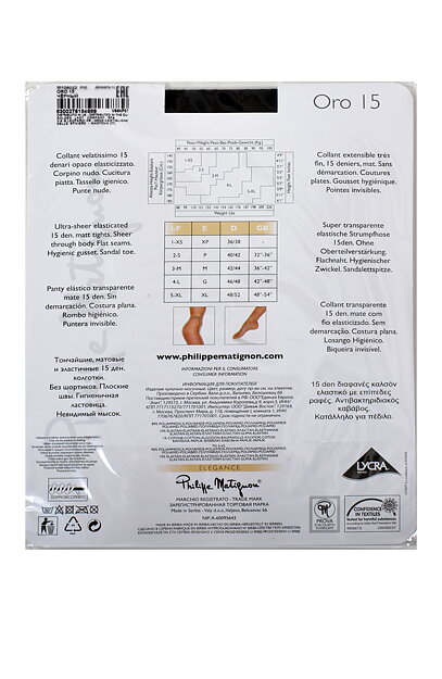 Strumpbyxa Oro 15 den svart - 2