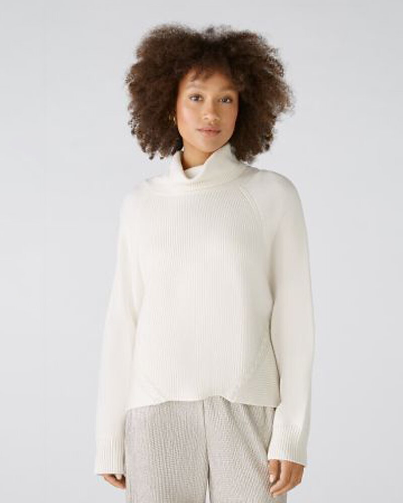 Polojumper oversize offwhite