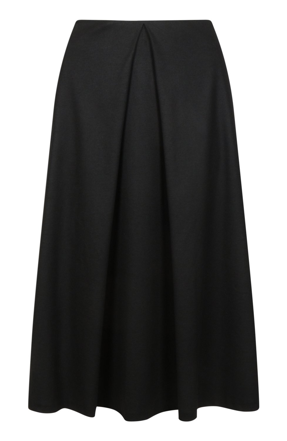 Kjol Juliet klockad med veck fram svart
