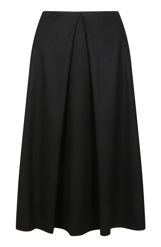 Kjol Juliet klockad med veck fram svart