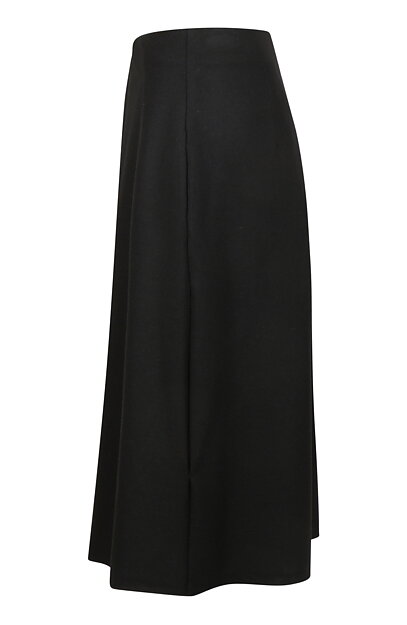 Kjol Juliet klockad med veck fram svart - 2