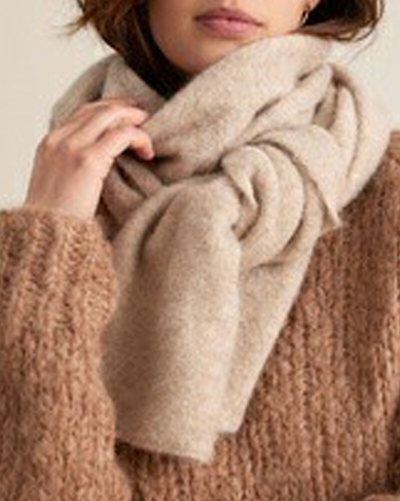 Halsduk Kalli alpacka/ull sand