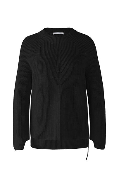 Jumper dragkedja i sidan svart - 4