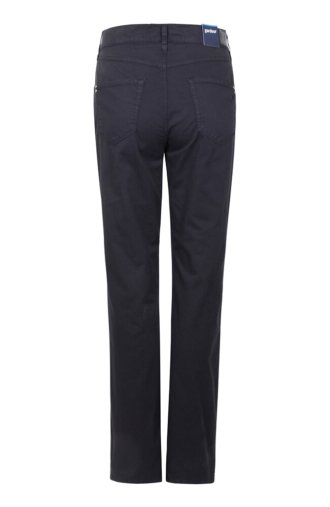 Bomullsjeans Inga straight marin