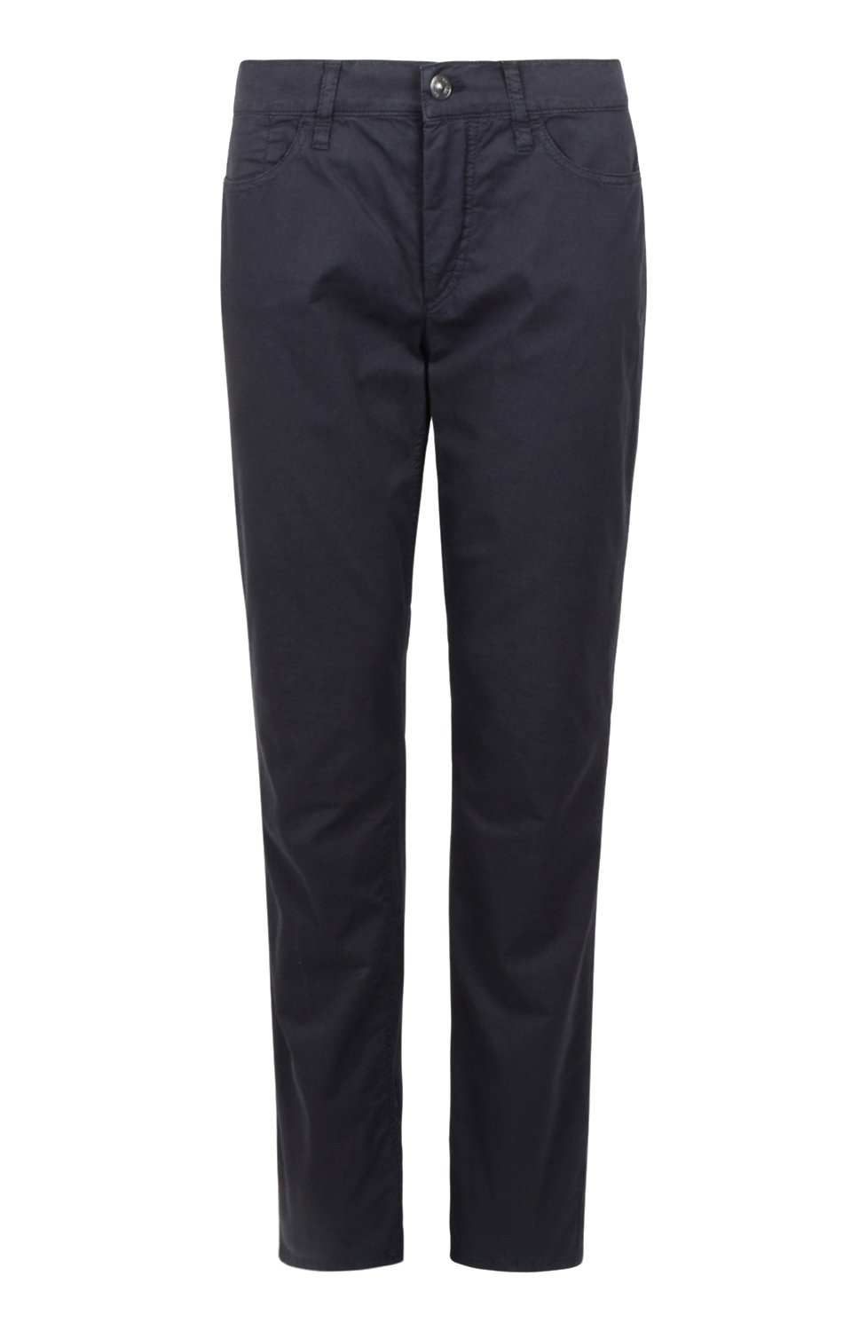 Bomullsjeans Inga straight marin