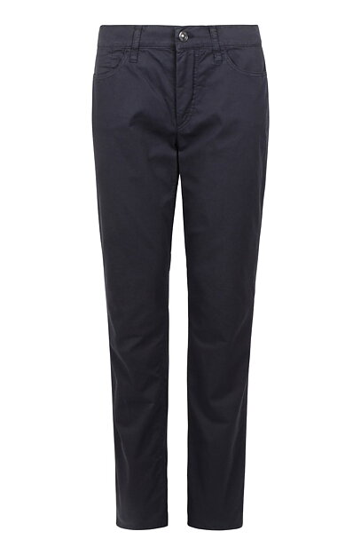 Bomullsjeans Inga straight marin