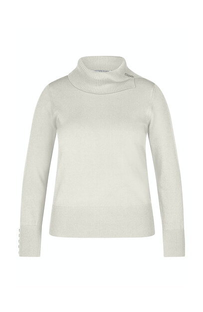 Polo offwhite med knappar - 4