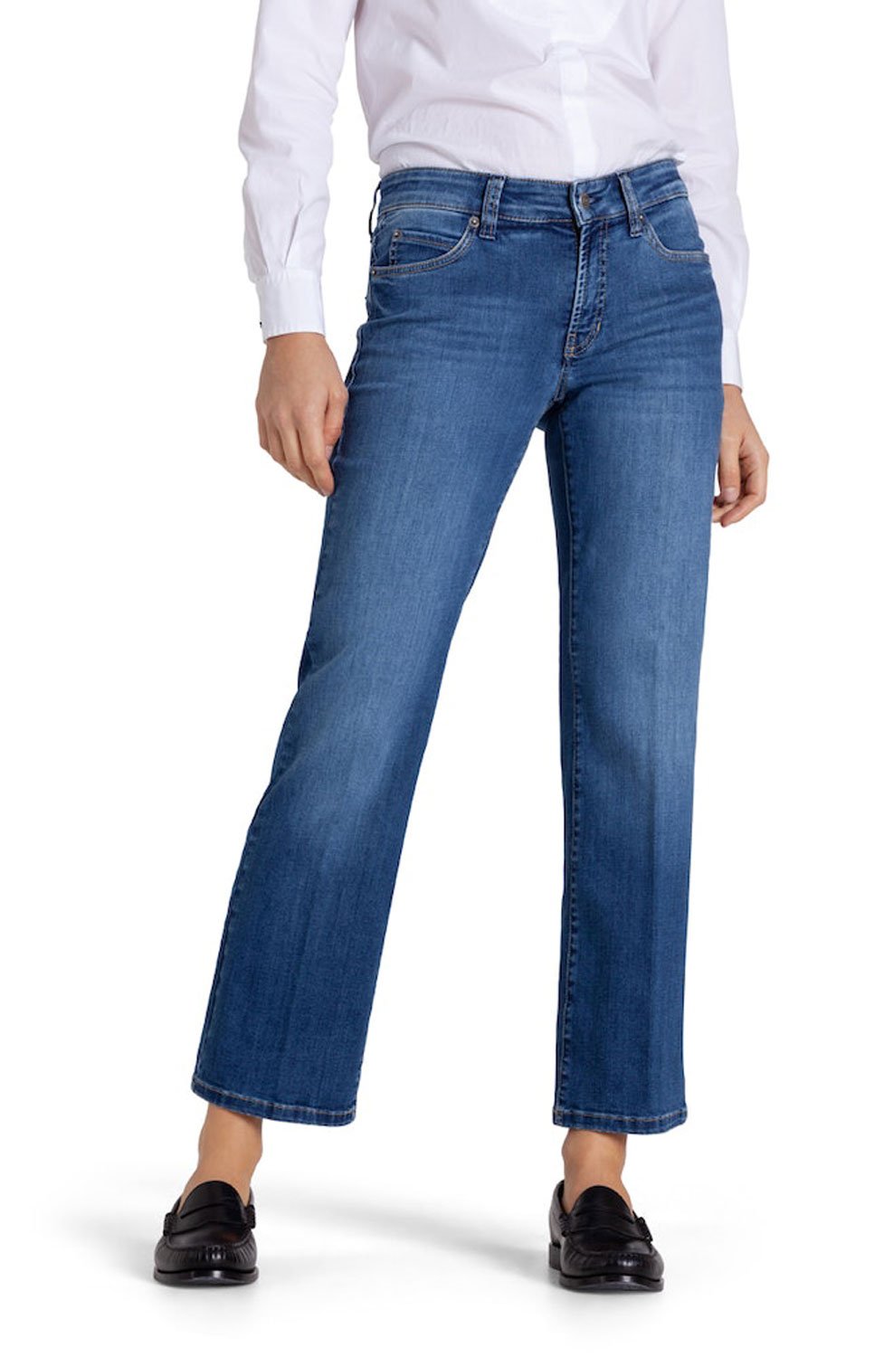 Jeans Paris kick mellanblå