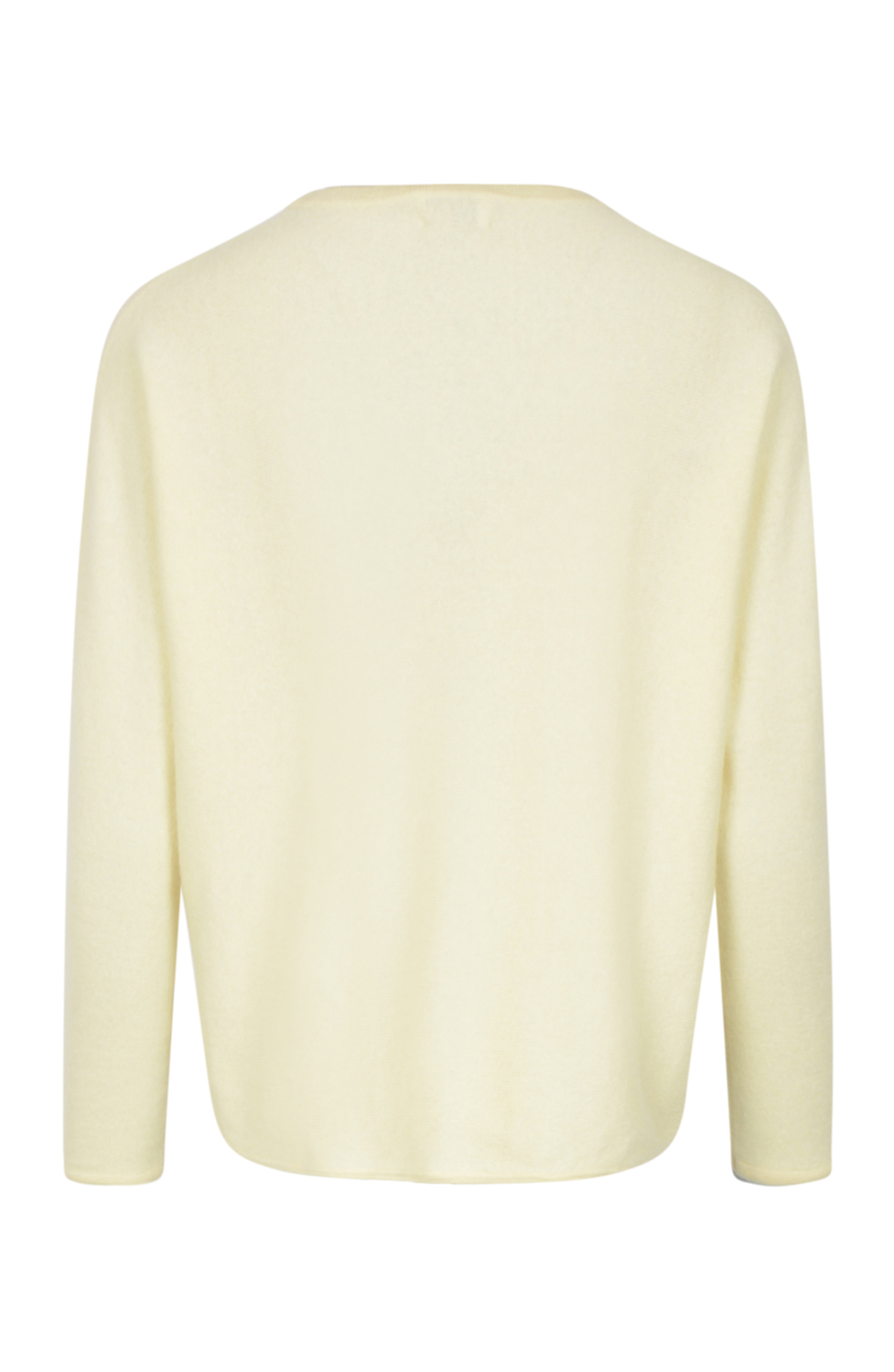 Kashmirjumper curved ljusgul - 3