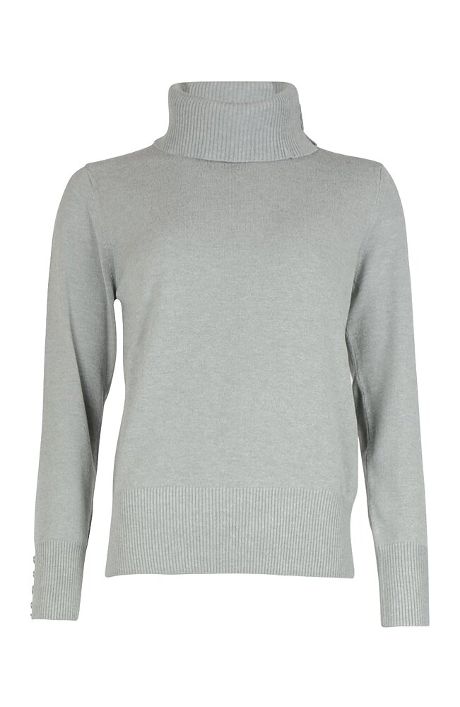 Polo grå med knappar