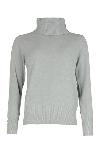 Polo grå med knappar