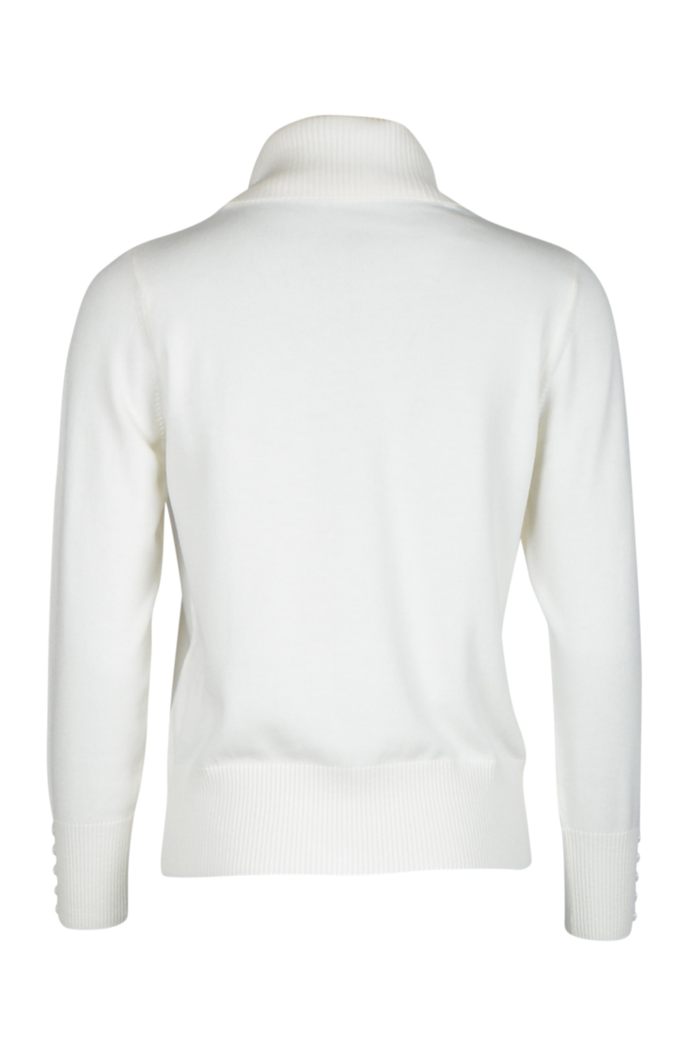 Polo offwhite med knappar i halsen - 3
