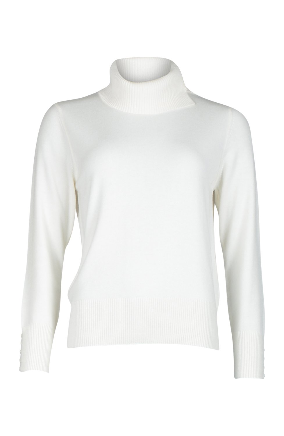Polo offwhite med knappar i halsen