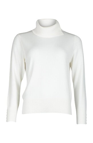 Polo offwhite med knappar i halsen