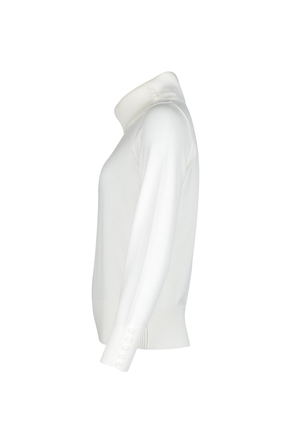 Polo offwhite med knappar i halsen - 2