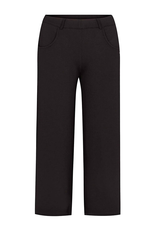 Mirakelbyxa Donna loose viskos cropped svart