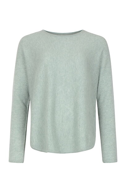 Kashmirjumper loose tension sage-grön - 3