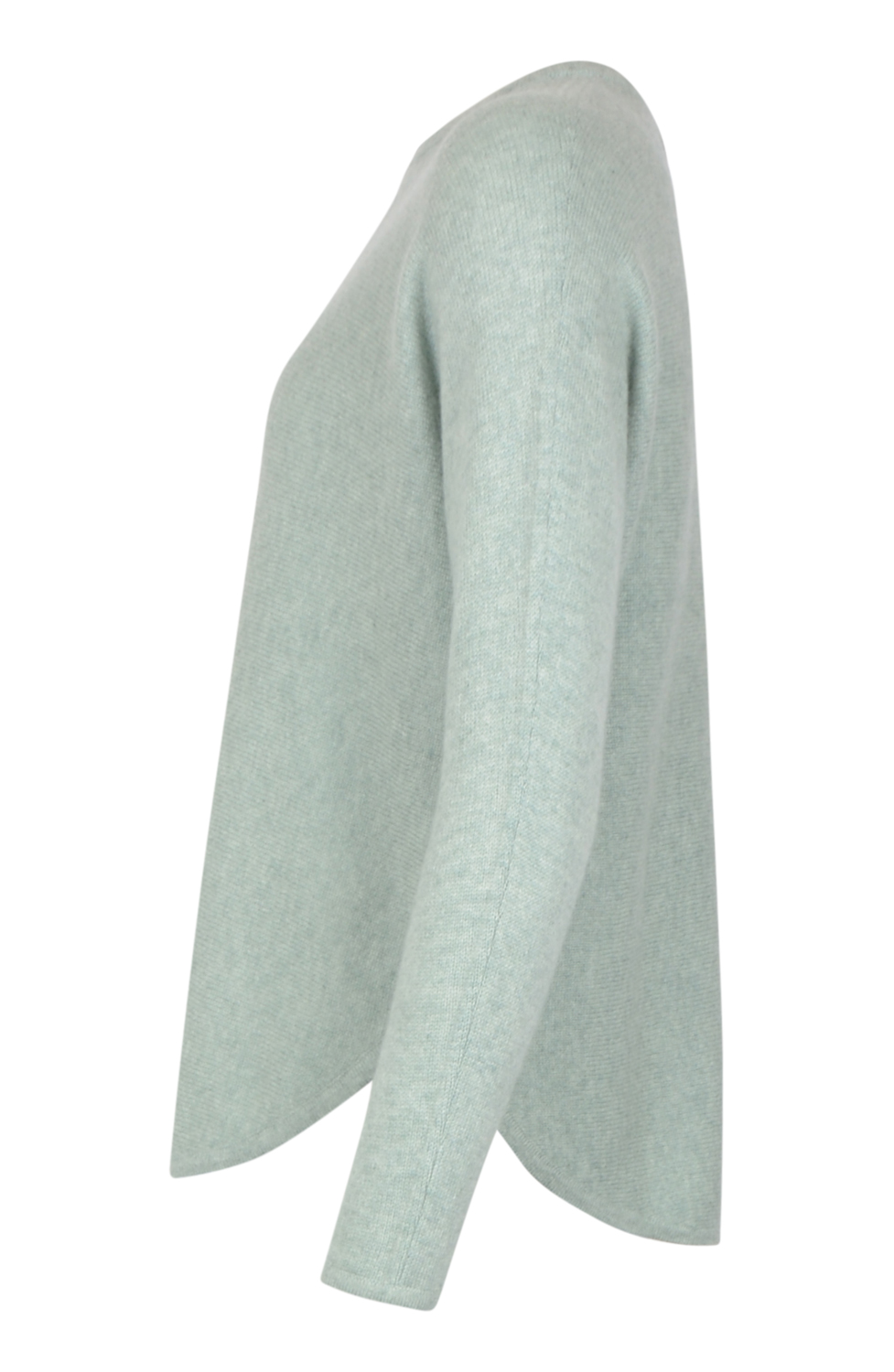 Kashmirjumper loose tension sage-grön - 4