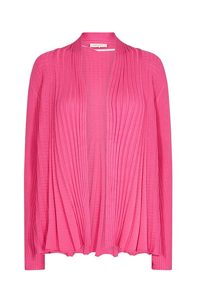 Kofta Claudisse kort fuchsia rosa