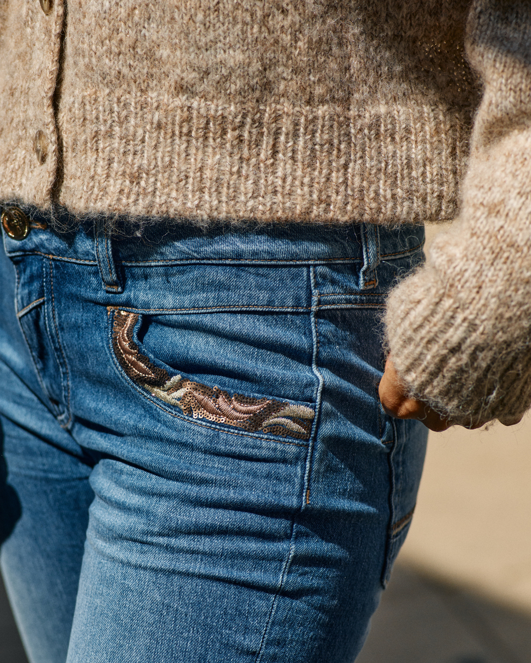 Jeans Naomi Narita jeansblå - 4