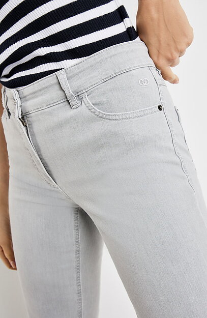 Jeans Straight fit ljusgrå - 3