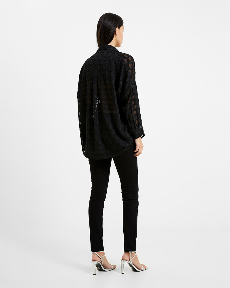 Blus Geo burnout svart