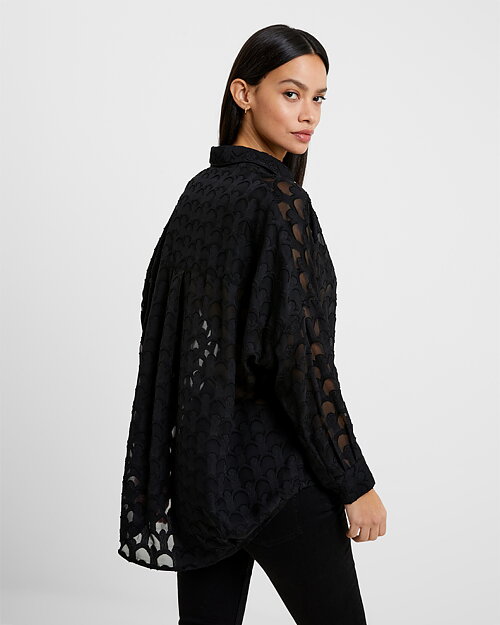Blus Geo burnout svart - 3