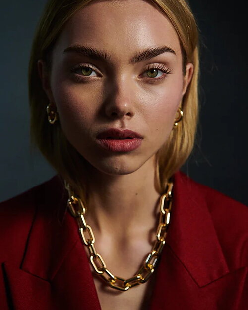 Halsband Samantha guldlänk