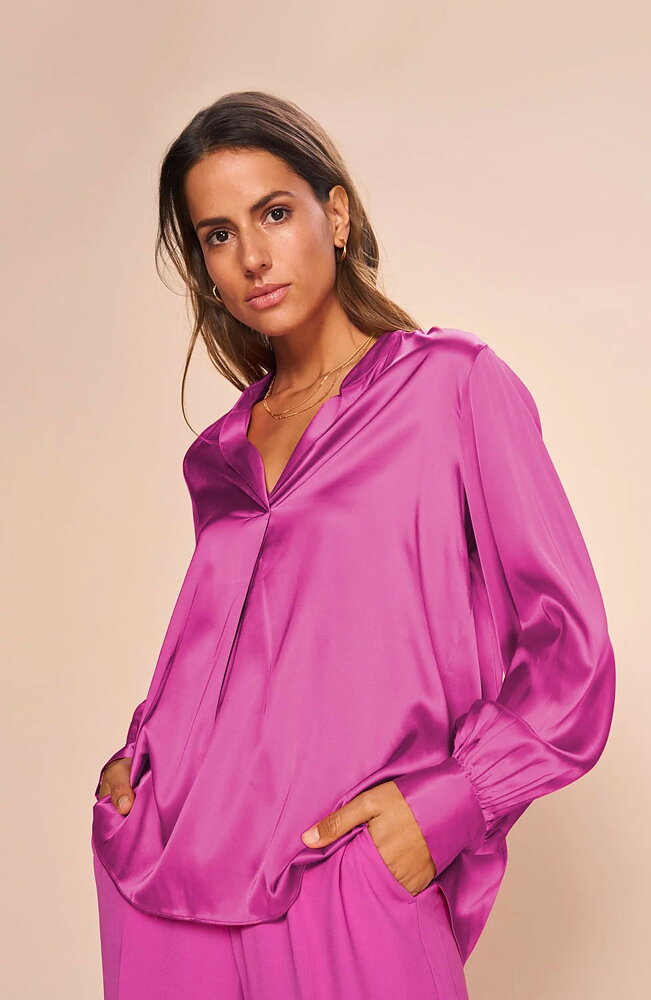 Blus Enfa Satin vivid viola