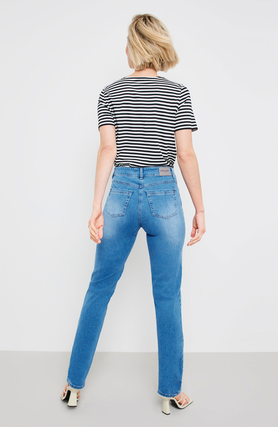 Jeans Straight fit mellanljus denim - 5
