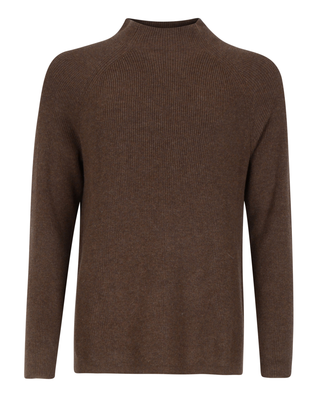 Jumper Nele ståkrage brun