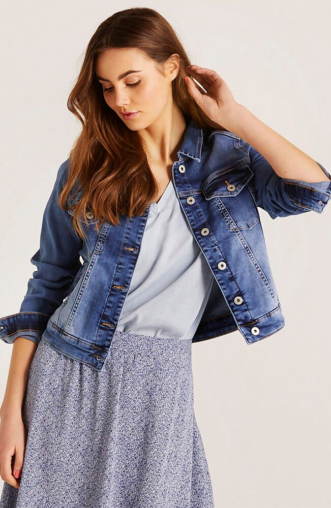 Jeansjacka Billi denimblå