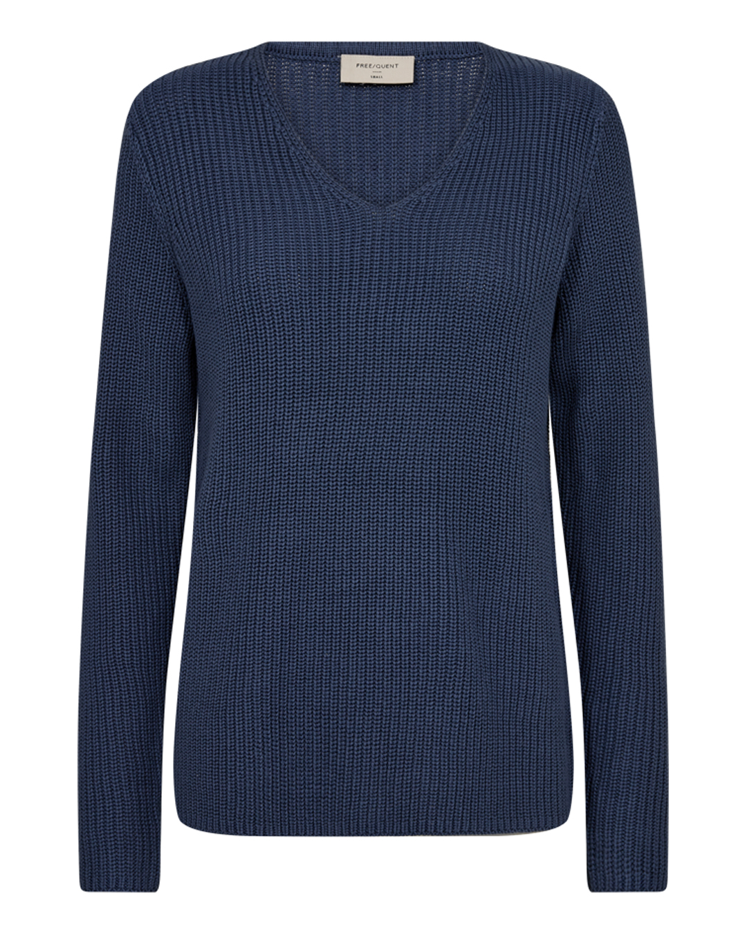 Jumper Ellis v-ringad jeansblå