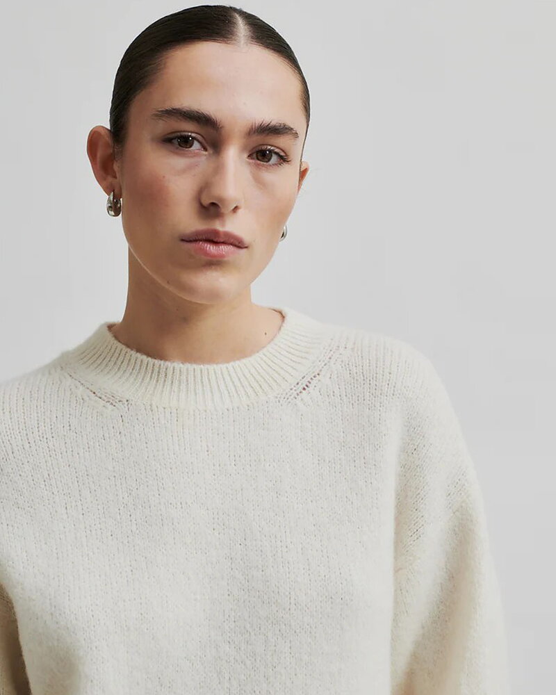 Jumper Wanda kort ärm offwhite