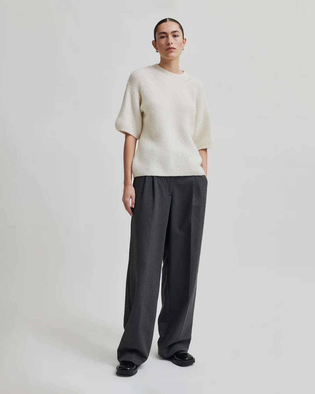 Jumper Wanda kort ärm offwhite - 3