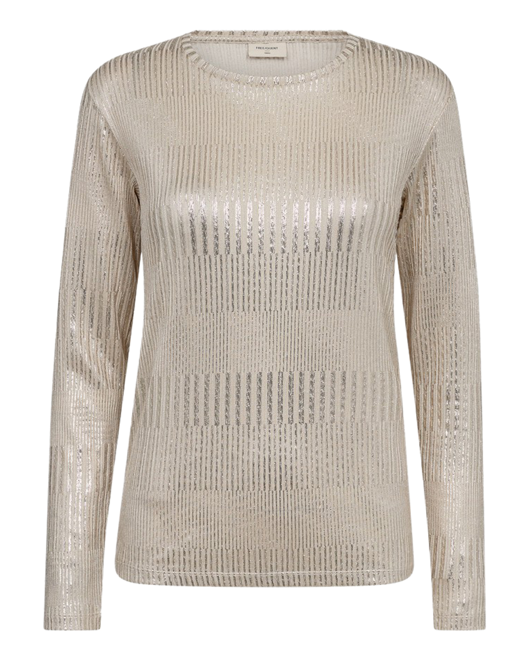 Topp Matter beige med glitterränder guld - 3