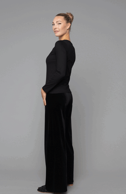 Sammetbyxa Cleopatra velvet svart - 2