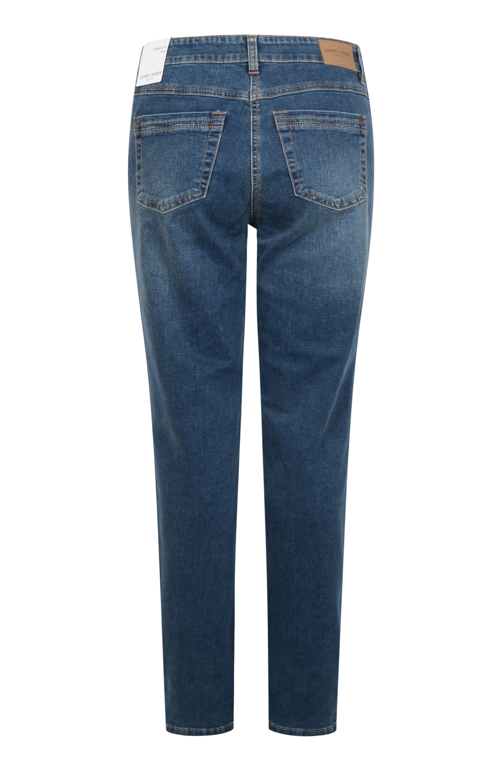 Jeans Straight fit mörk denim - 6