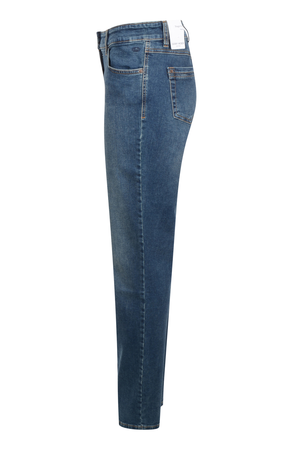 Jeans Straight fit mörk denim - 5