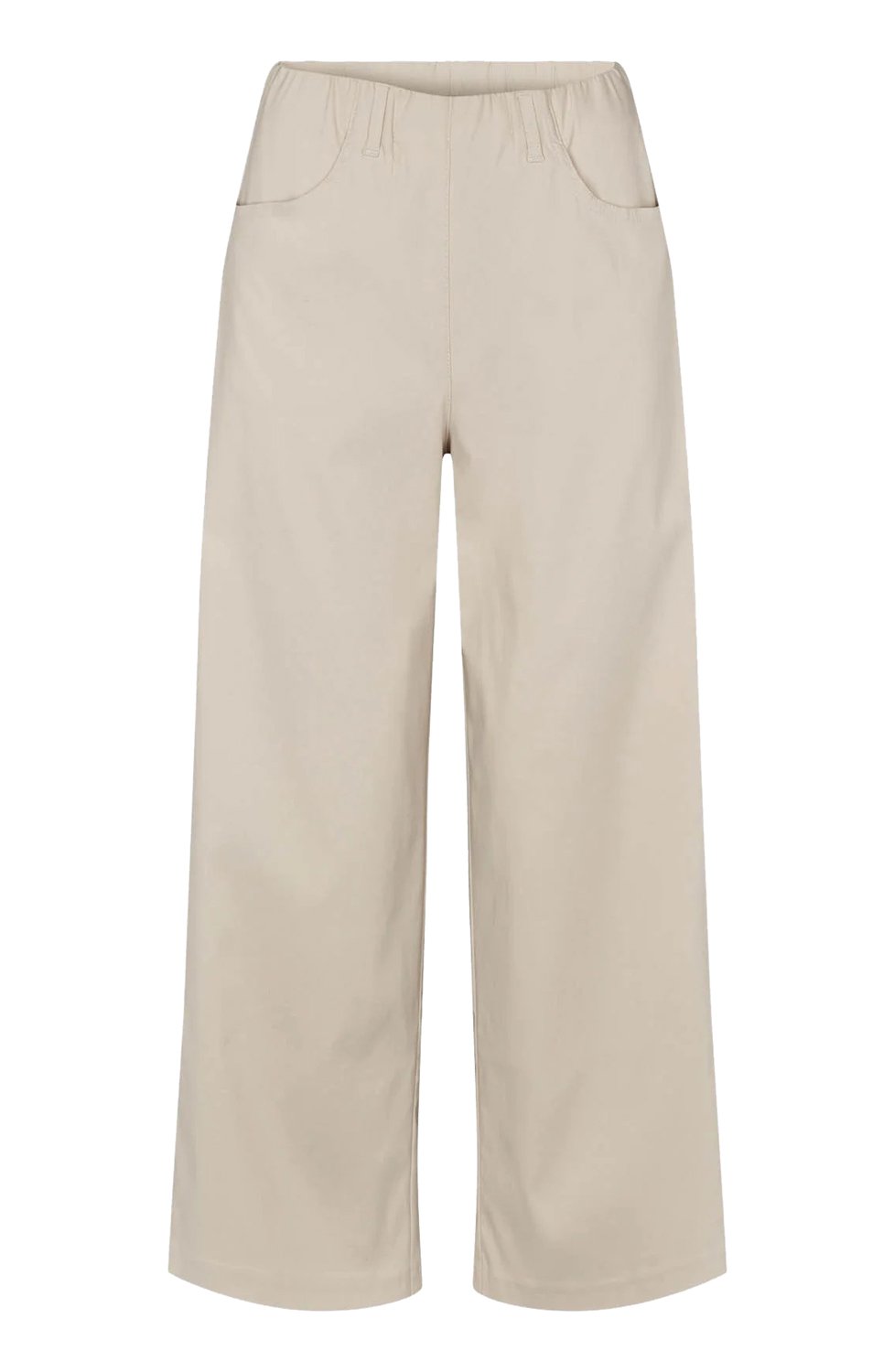 Mirakelbyxa Donna loose viskos cropped sand - 2